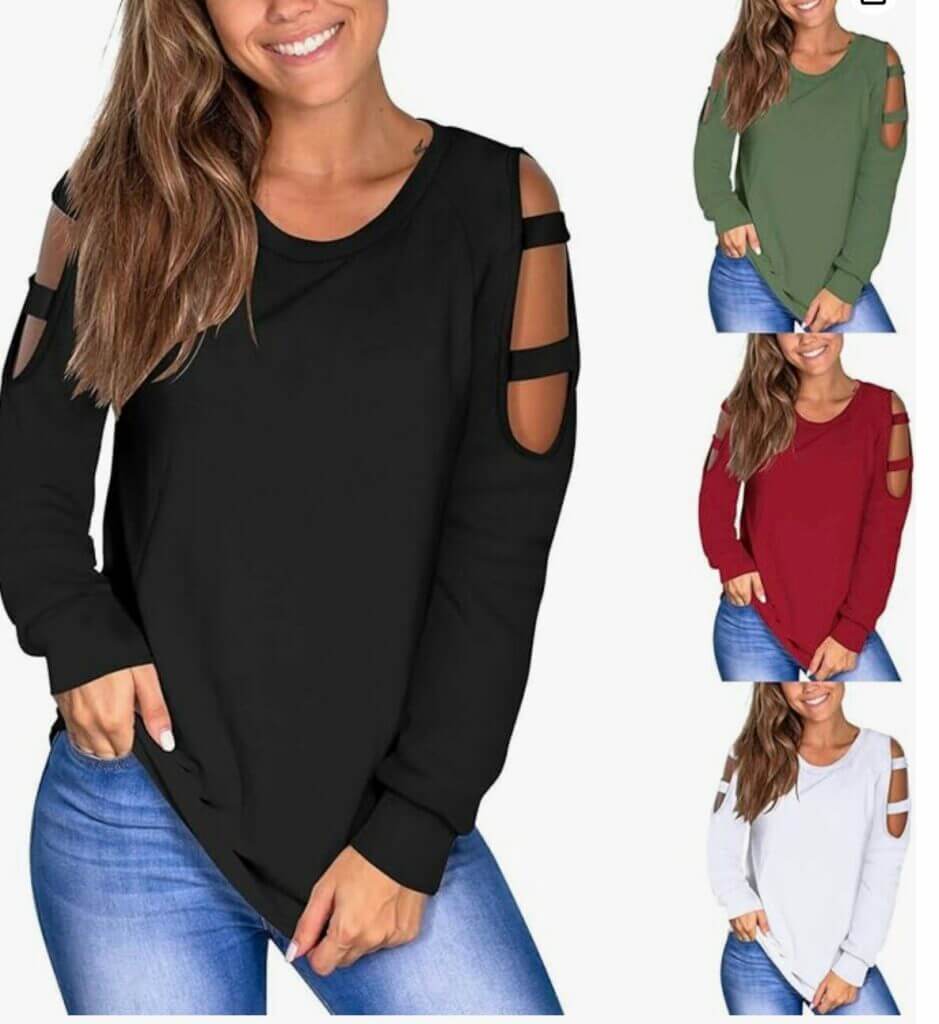 Damen Langarmshirt von KOG – 70% Rabatt
