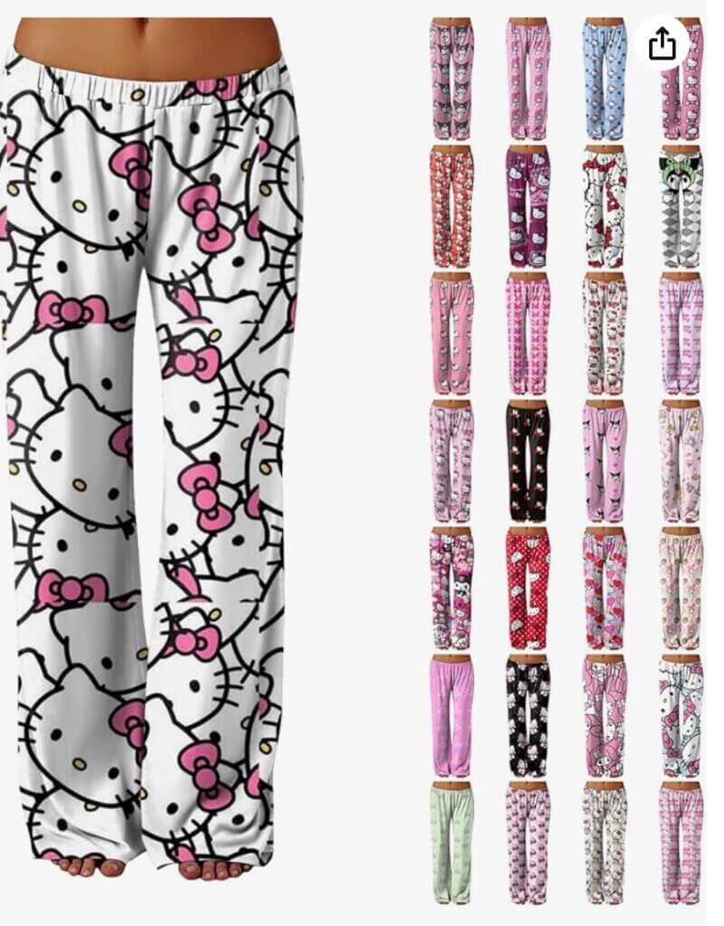 LILIHOT Hello Kitty Pyjama Hose – 50% Rabatt