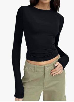 NACQZLI Langarmshirt