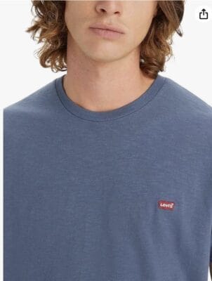 Levi's Herren T-Shirt: Dezentes Logo, Standard Fit, Vintage Indigo, perfekt zu jeder Jeans.

