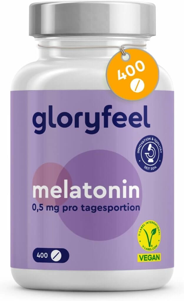 GloryFeel Melatonin Tabletten 400 Stück – 19% Rabatt