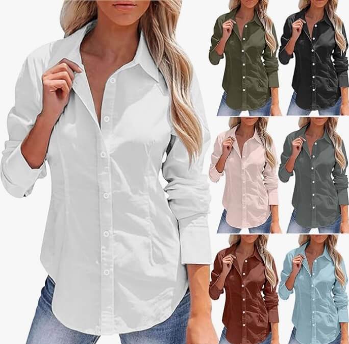 Damenbluse von NACQZLI – 50% Rabatt