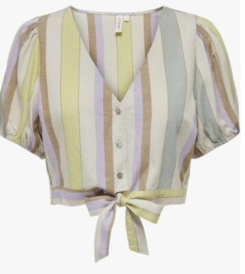 ONLY Damen Onltine Ss Knot Button Top produktfoto