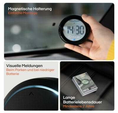 OOONO P-DISC mit einfacher magnetischer Halterung