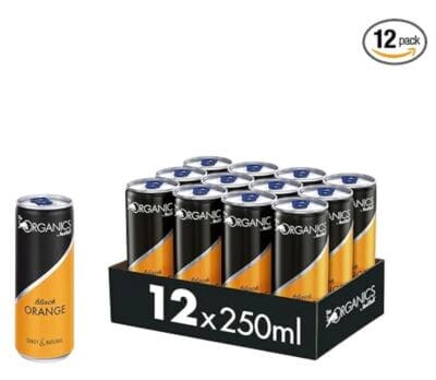 Organics by Red Bull Black Orange 12er Palette Dosen