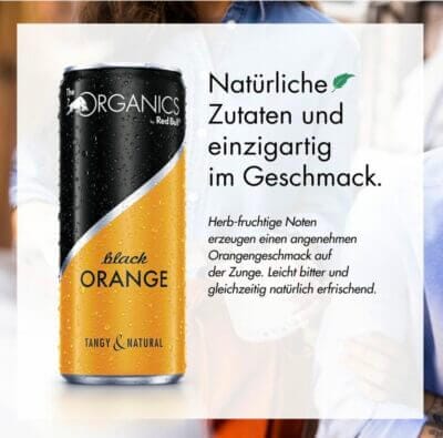 Organics by Red Bull Black Orange Zutaten und Geschmack