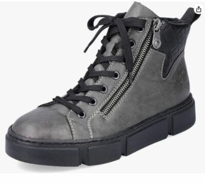 Rieker Schnürstiefel in Grau Größe 36 - 63% Rabatt 2 Rieker Schnürstiefel in grau