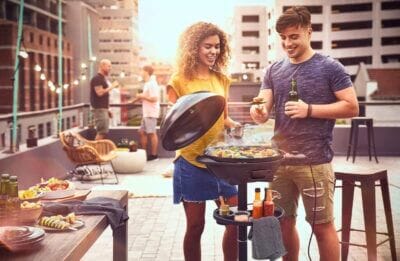 SEVERIN Elektrogrill PG 8541: Schneller Grillstart, regelbare Temperatur, keramische Beschichtung, einfache Reinigung, 2.000W.