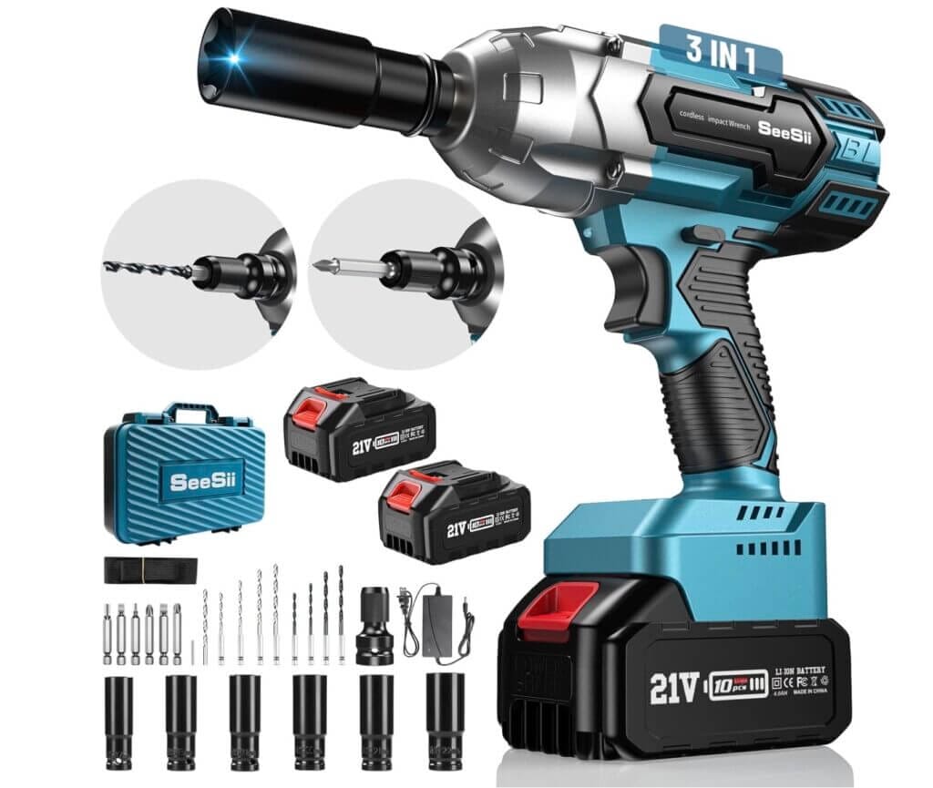 Seesii Akku Schlagschrauber – 47% Rabatt