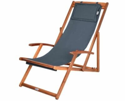 Casaria® Liegestuhl: Robust, wetterfest, einfach montierbar, perfekt für Garten, Balkon, Camping und Terrasse.