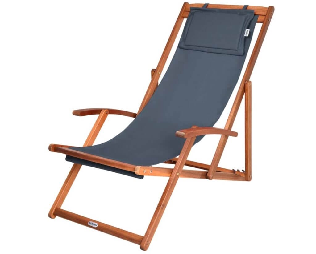 Casaria® Sonnenliege aus Akazienholz – 35% Rabatt
