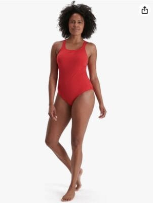 Speedo Eco Endurance+ Badeanzug: Bewegungsfreiheit, hoher Komfort, langlebig, chlorbeständig, leuchtende Farben, ideal für Schwimmerinnen.