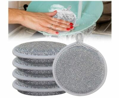 Hol Dir jetzt dieses praktische 5er-Pack und erlebe die Vorteile der Metalldraht-Geschirrtücher, die Dir eine gründliche und kratzfreie Reinigung ermöglichen.