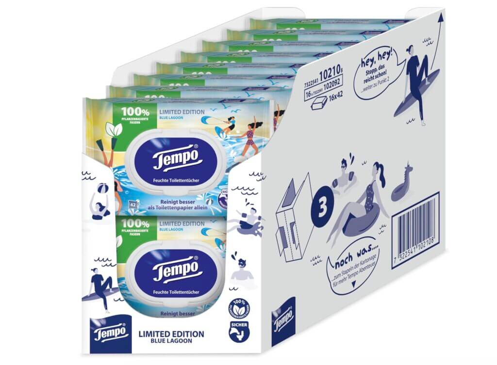 Tempo Feuchtes Toilettenpapier Mein Verwöhnmoment Limited Edition Vorteilspack – 35% Rabatt
