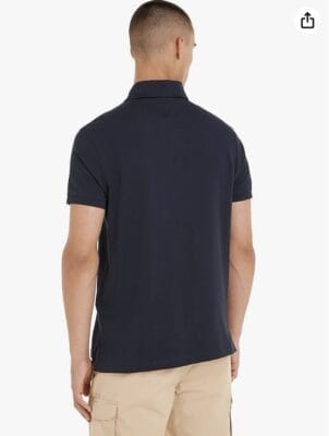 Stilvoll und bequem: Tommy Hilfiger Poloshirt aus Bio-Baumwolle, perfekte Passform, vielseitig für jeden Anlass.