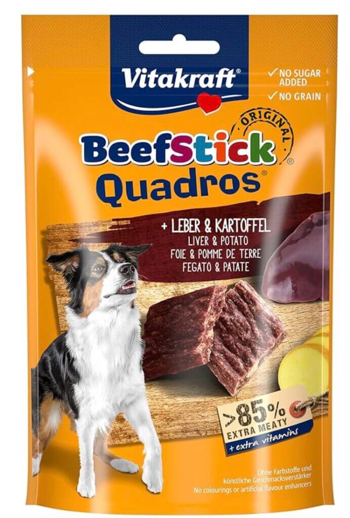 Vitakraft Beef Stick Quadros, Hundeleckerli – 37% Rabatt