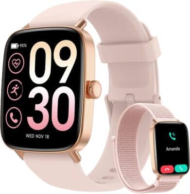 Yoever Smartwatch für Damen in einer schicken Farbe 