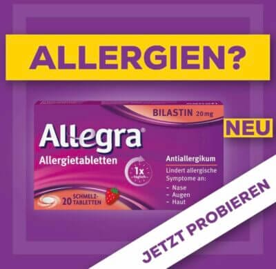 Allegra Jetzt bei Allergien probieren