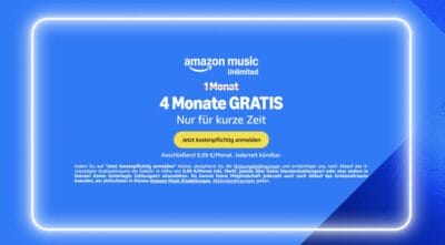amazon music unlimited 4 monate gratis