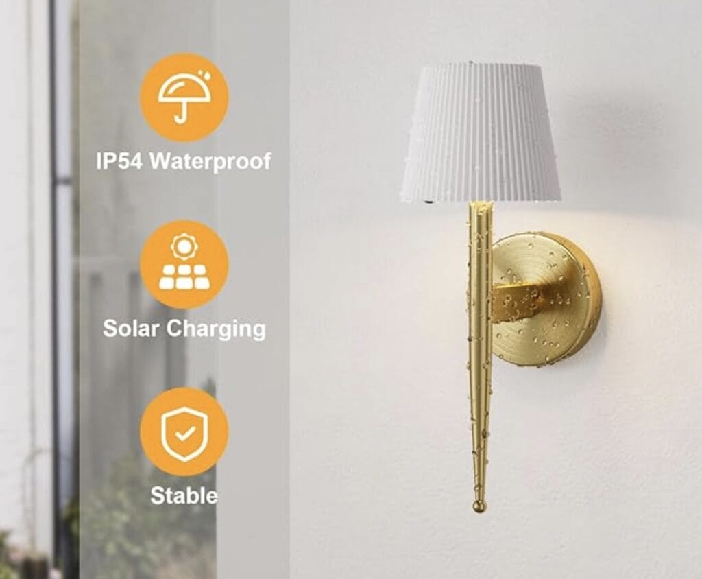 2 er Set Batteriebetriebene Wandleuchte von Lithomy – 20% Rabatt