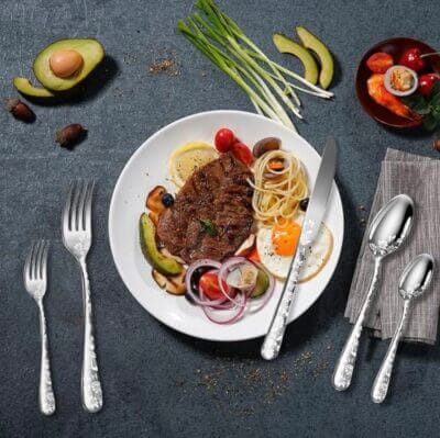 Besteck-Set aus Edelstahl mit tollem Design