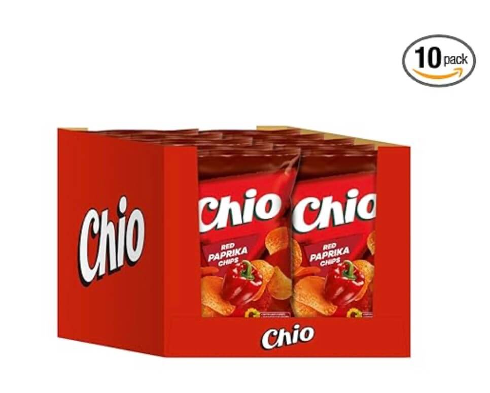 Chio Chips Red Paprika, 10er Pack (10 x 150 g) – 40% Rabatt