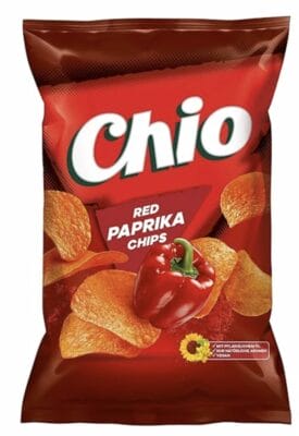 Einzeltüte chio chips paprika