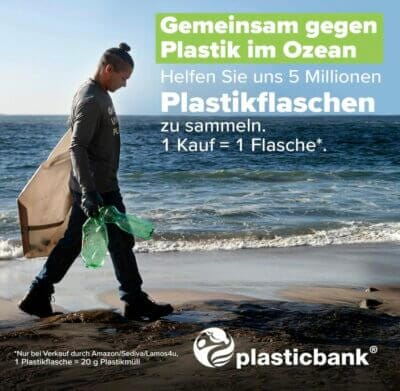 Gemeinsam gegen Plastik im Ozean mit plasticbank und Sagrotan