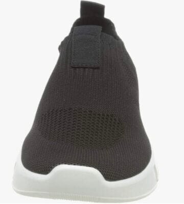 Geox Jungen J Aril Boy A Sneaker in schwarz von vorne