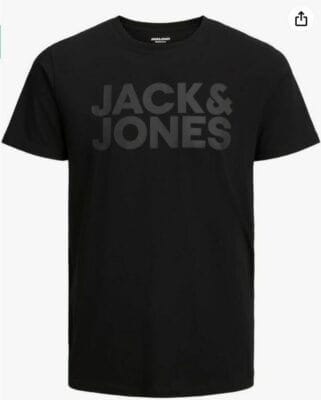 JACK & JONES Herren T-Shirt in Schwarz