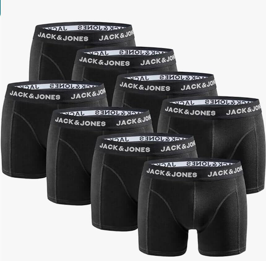 Jack & Jones Boxershorts 8er Pack – 30% Rabatt