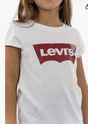 Levis Mädchen t-shirt mit kurzen Armen für den warmen Sommer 