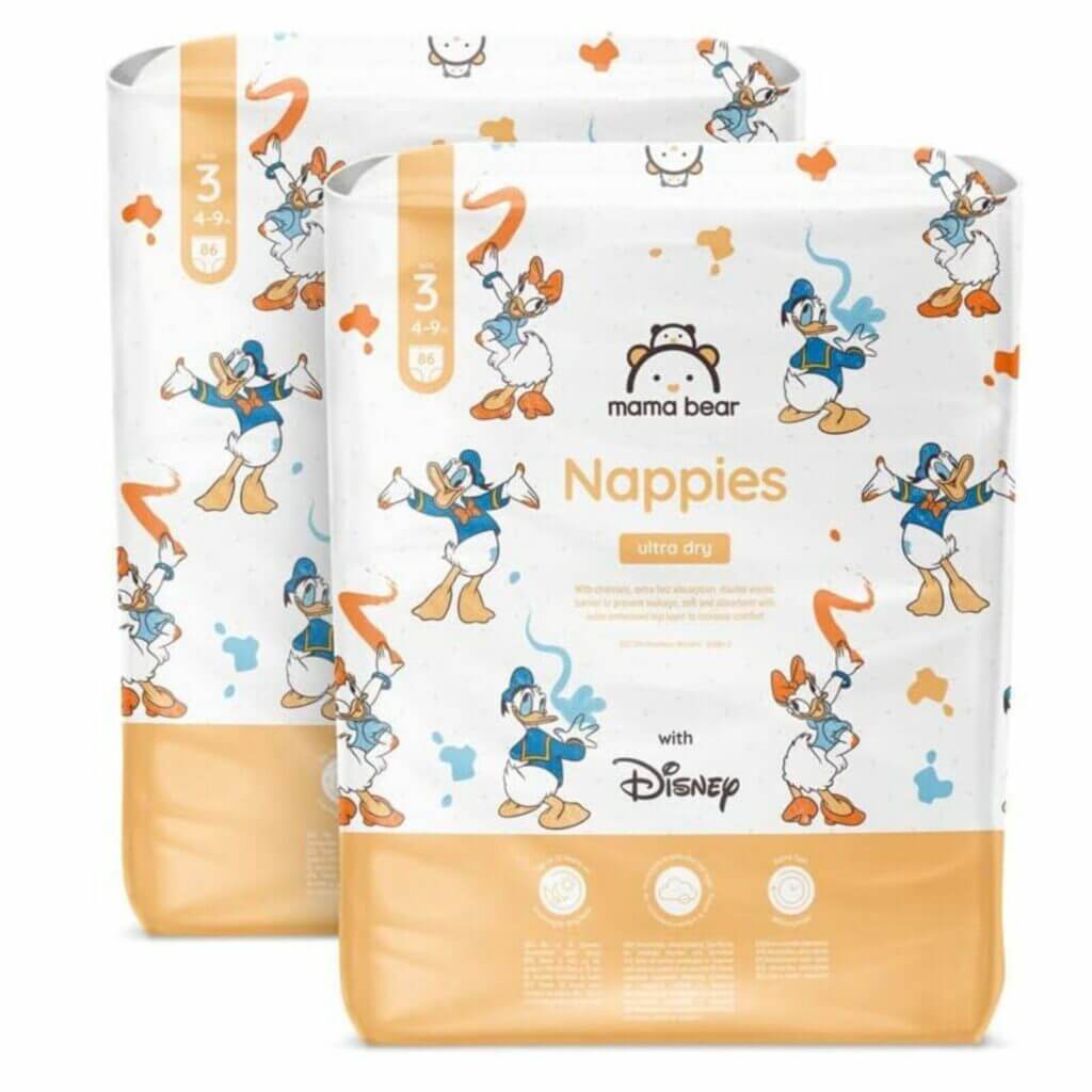 Amazon-Marke Mama Bear Disney Ultra Dry Windeln Größe 3 (4-9 kg) – 44% Rabatt