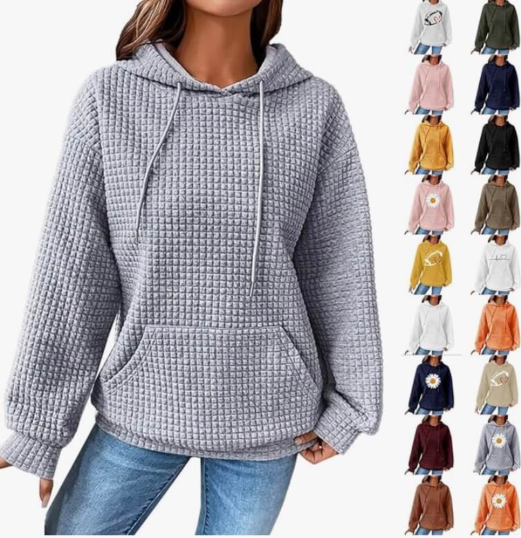 KONG JIMFAN Strick Hoodie – 50% Rabatt