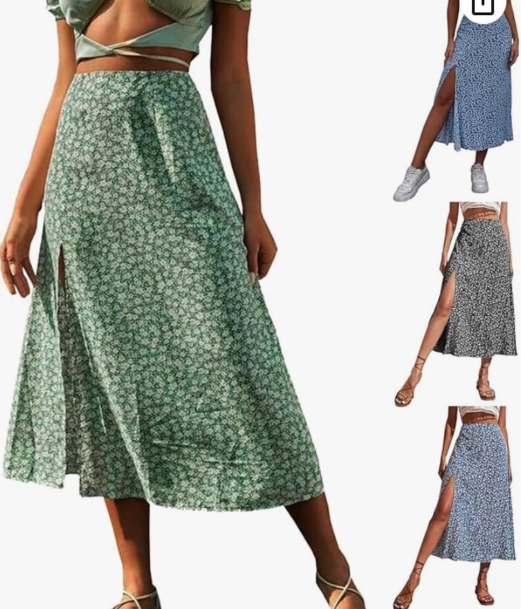 Langer Damen Rock – 50% Rabatt
