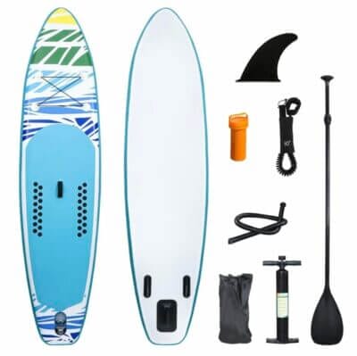 Aufblasbares Stand Up Paddling Board mit allem was du zu Beginn brauchst 