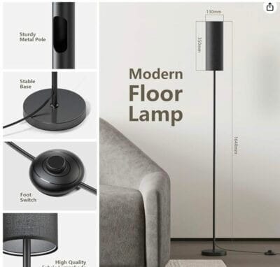 Homuserr 9W LED Stehlampe