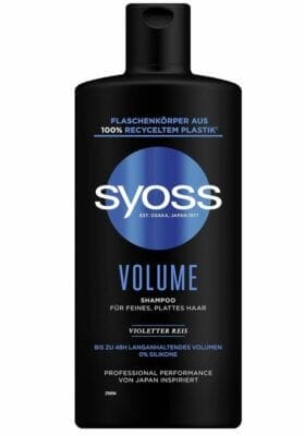  Syoss Shampoo Volume (440 ml) Violetter Reis für feines und plattes Haar
