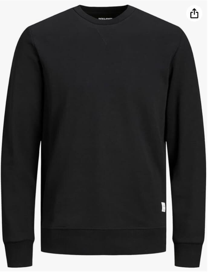 JACK & JONES Sweatshirt in Schwarz – 43% Rabatt