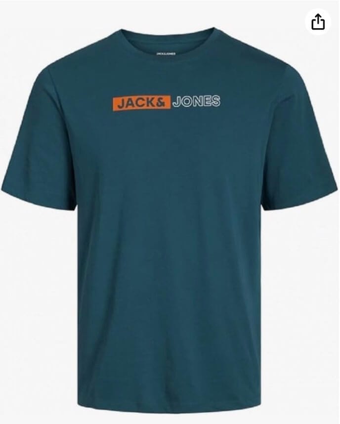 JACK & JONES T-Shirt Deep Teal – 50% Rabatt