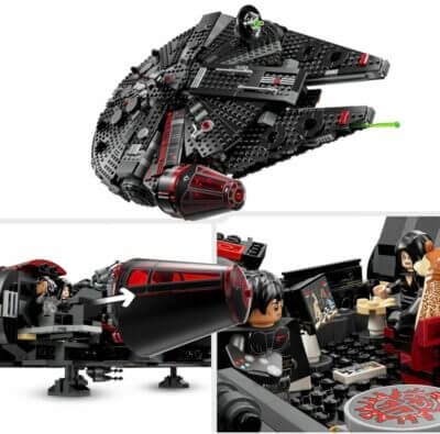 LEGO Star Wars Dunkler Millennium Falke: 6 Minifiguren, detailreiches Design, für Kinder und Sammler.