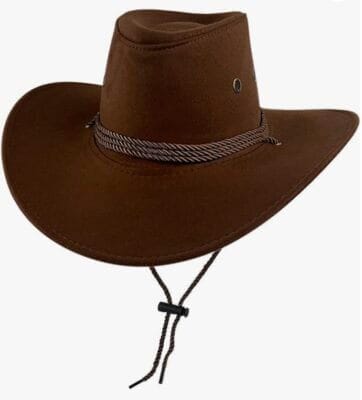 NaLatia Cowboyhut: Leicht, bequem, mit Kinnriemen, ideal für Outdoor-Aktivitäten und Sonnenschutz.