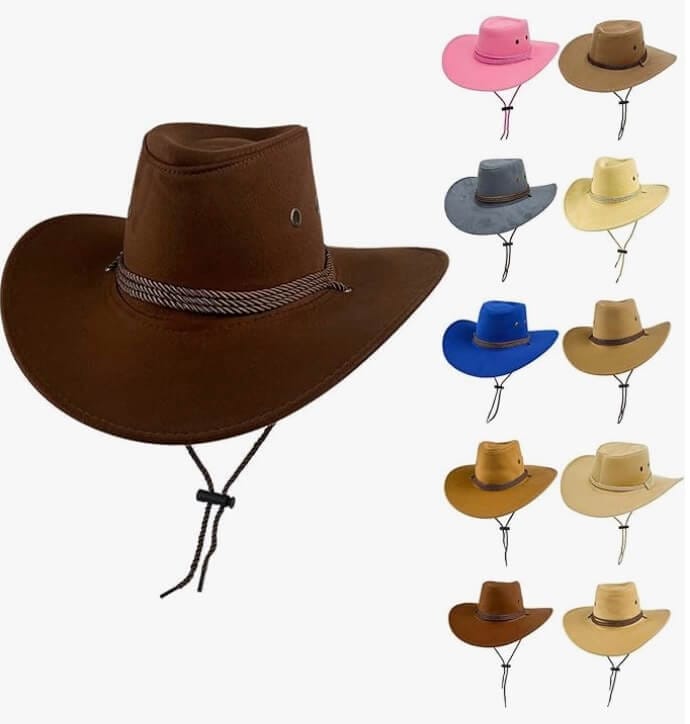 NaLatia Cowboyhut aus Kunstleder – 50% Rabatt