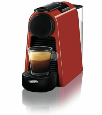 Nespresso De'Longhi Essenza Mini EN 85.R Kaffeekapselmaschine in rot