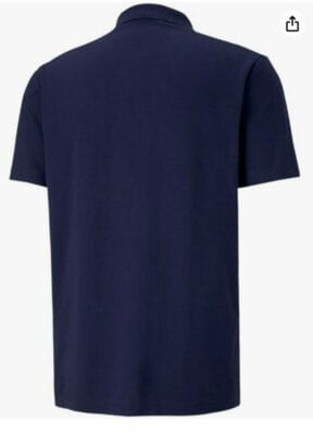 PUMA Herren Poloshirt dunkeblau Rückenansicht 