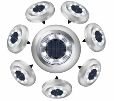 Solar-Außenleuchten: Energieeffizient, wetterfest, bis zu 8 Stunden Licht, perfekte Gartenbeleuchtung.