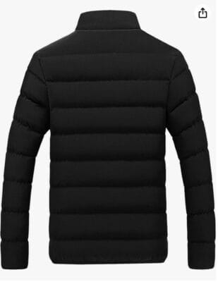 Leichte Herren Winterjacke: Wärmende Steppung, stilvolles Design, ideal für Herbst und Frühwinter.