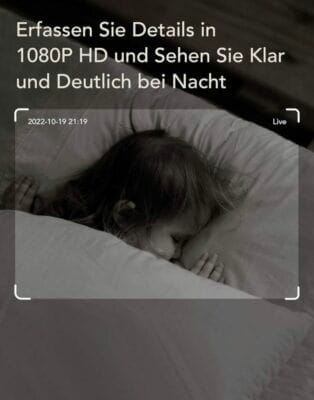 Nooie Babyphone mit Kamera und 1080 HD Nachtsicht