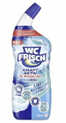 WC FRISCH WC Reiniger Gel in der praktischen 750 ml Flasche 