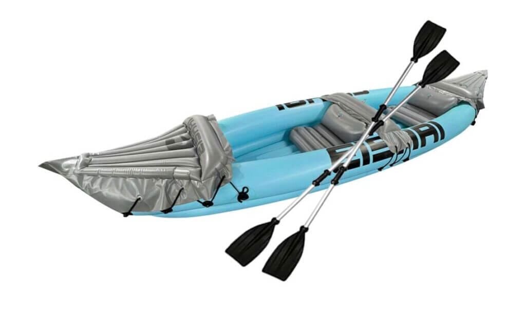 Sparhammer 2 Personen aufblasbares Kajak komplett mit Zubehör nur 67,99 €